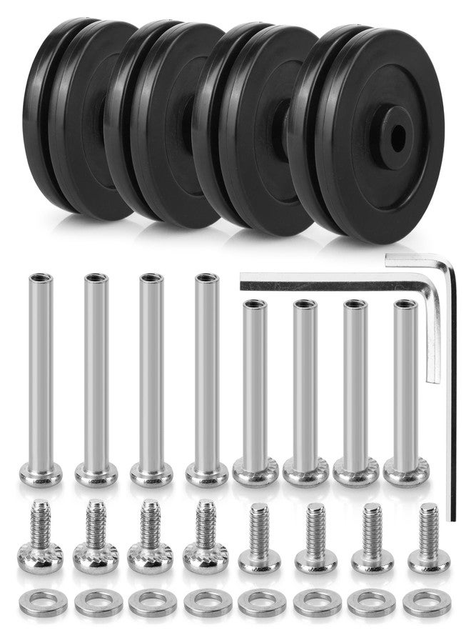 Zoofen Luggage Wheels Replacement 45mm Rubber Suitcase Replacement Wheels Wear-Resistant Repair Wheels for Luggage(ZPF18) - Image 1